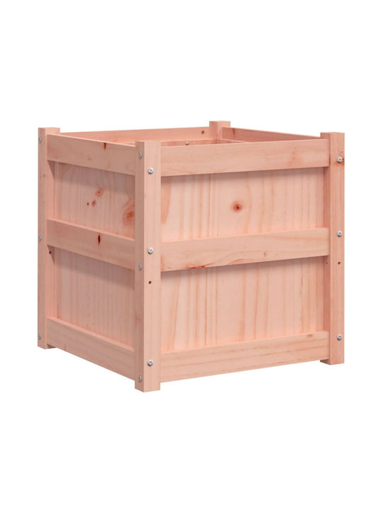 vidaXL Set 2 Planters Wooden Brown