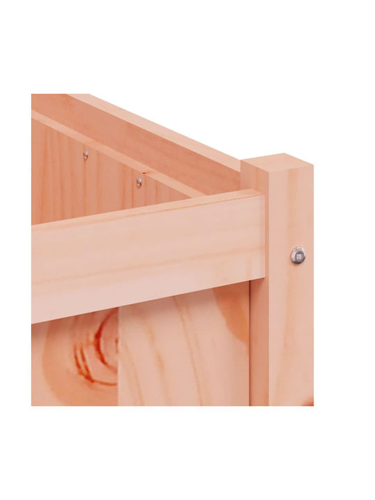 vidaXL Set 2 Planters Wooden Brown