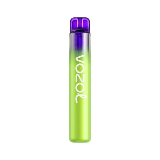 Vozol Neon Ηλεκτρονικό Τσιγάρο μιας Χρήσης 800 Εισπνοών Rainbow 2ml 20mg Πράσινο