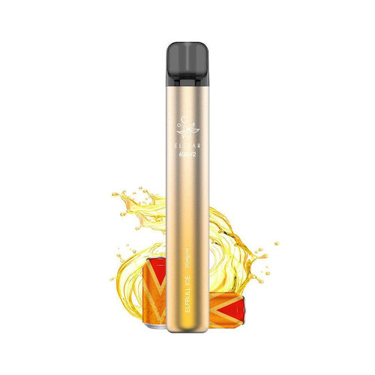 Elf Bar 600 V2 Ηλεκτρονικό Τσιγάρο μιας Χρήσης 600 Εισπνοών Elfbull Ice 2ml 20mg
