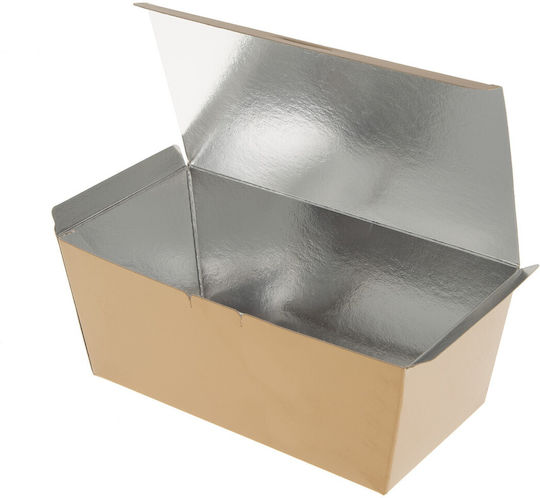 Paper Christmas Box for Gift Brown
