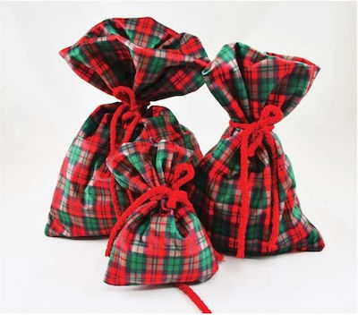 Kappa Decor Fabric Christmas Pouch for Gift Red 20x20x30cm.