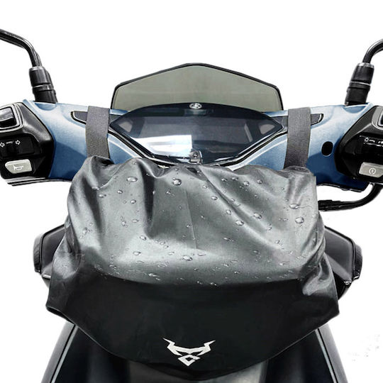 Moto Centric Τσαντάκι Τιμονιού Μοτοσυκλέτας 4lt σε Μαύρο Χρώμα