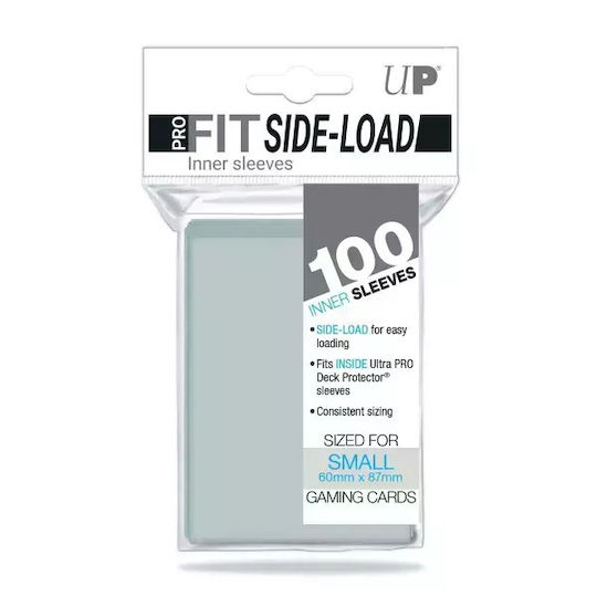 Ultra Pro Small Pro Fit Side Load Inner Sleeve Japanese Size 100τμχ Clear 84650