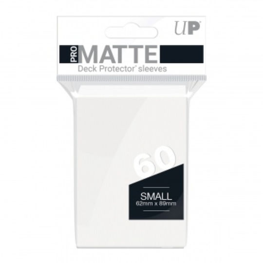 Ultra Pro Manșoane De Carduri Yu-Gi-Oh Dimensiune Japoneză Mică Pro-Matte 60 Bucăți Albe