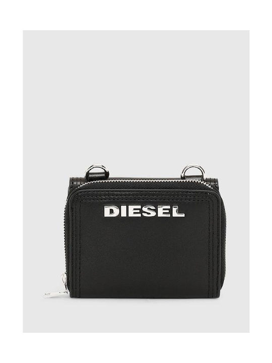 Diesel Klein Frauen Brieftasche Klassiker Schwarz