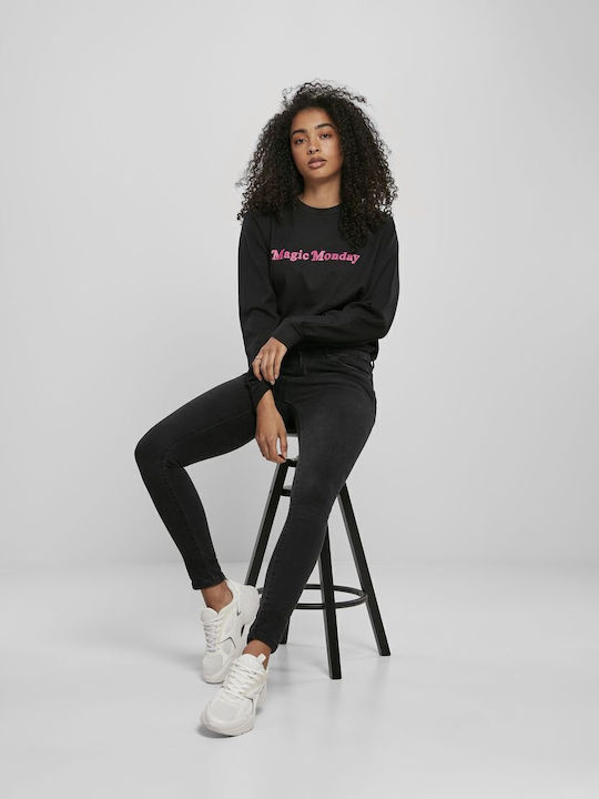 Magic Monday Slogan Women's Sweatshirt Black