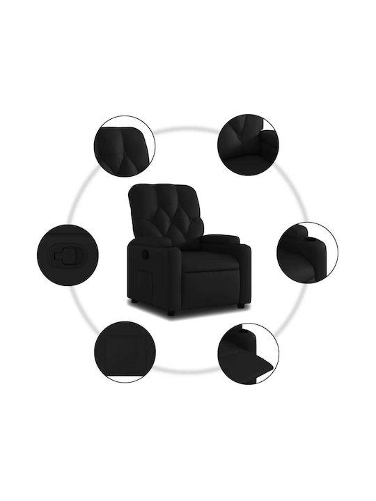 Фотьойл Relax С поставка за крака Dark 74x86.5x93.5см