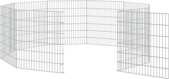 vidaXL Клетка за гризачи 54x60x60см