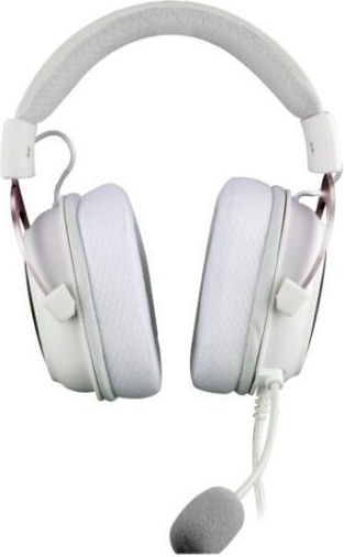 Redragon H510 Zeus-X RGB Over Ear Gaming Headset με σύνδεση USB Λευκό