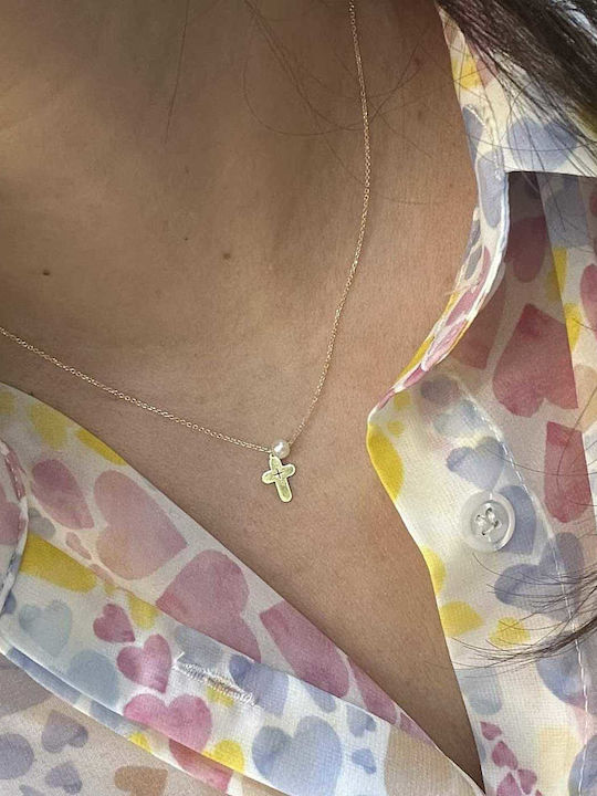 Ekan Gold Cross 14K with Chain