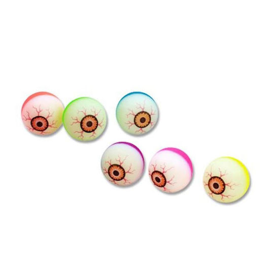 Trend Haus Bouncing Kids Crazy Ball Multicolour 3.7cm. (Various Designs) 1pc