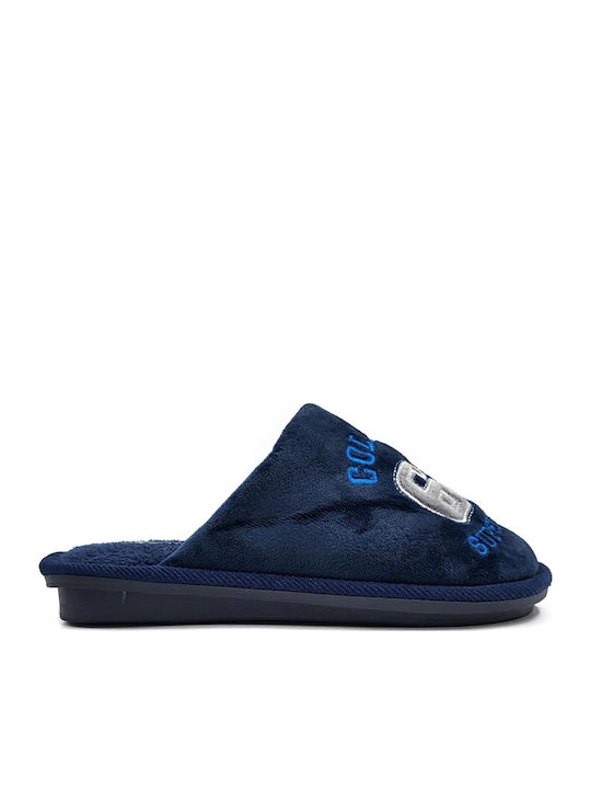 Kinderhausschuhe Marineblau