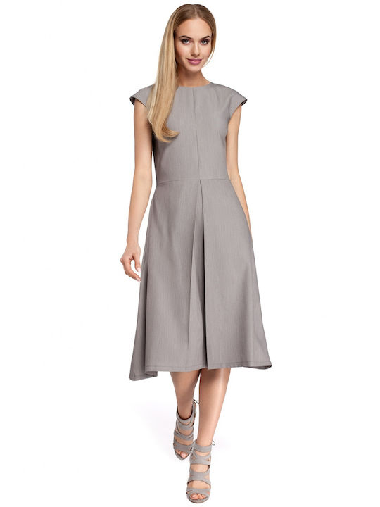 MOE Midi Kleid Gray