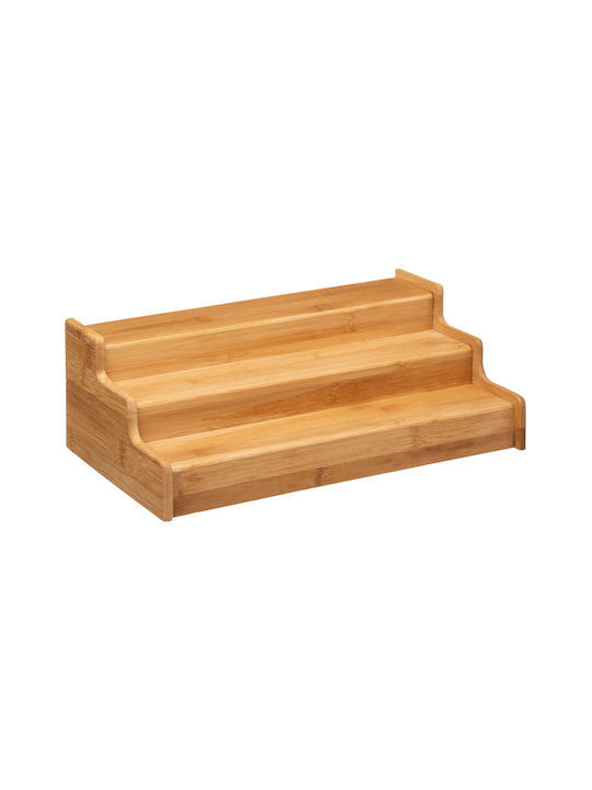 Bamboo Tabletop Spice Rack with Stand