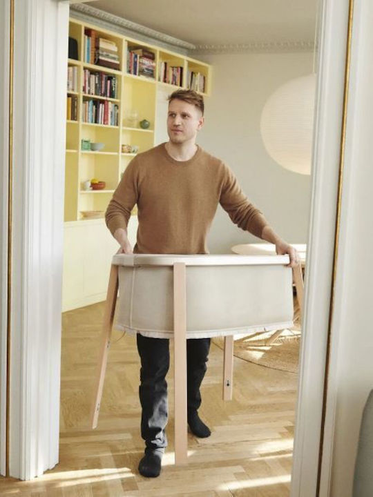 Stokke Leagăn Snoozi cu Saltea și Roți Gri grafit