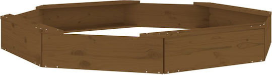 vidaXL Пясъчник 159.5x159.5x20см. Кафяв