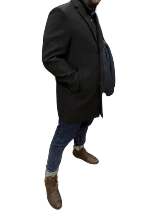 Men's Half Coat Black