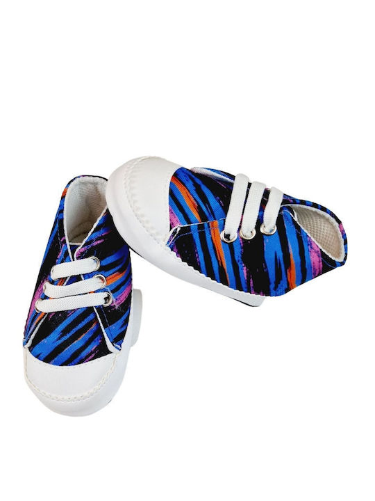 Oscar Baby Βρεφικά Sneakers Αγκαλιάς Μπλε