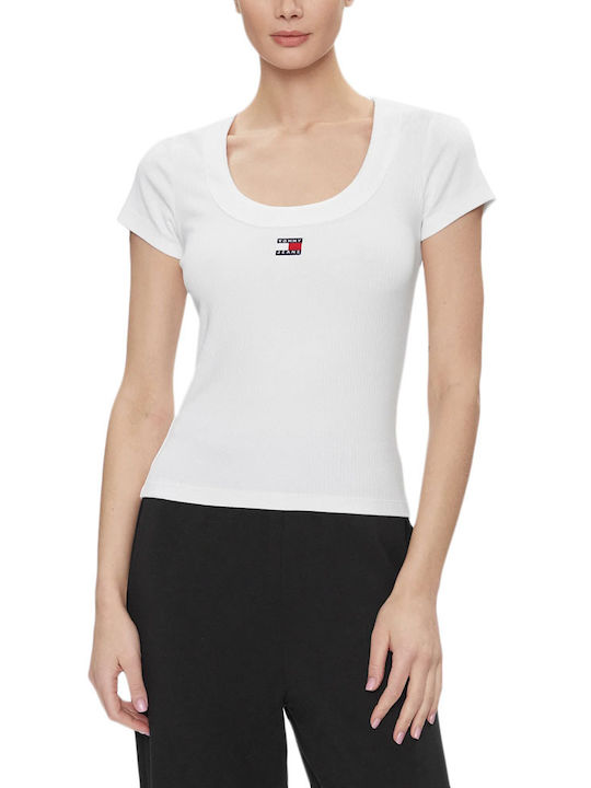 Tommy Hilfiger Γυναικείο T-shirt Λευκό