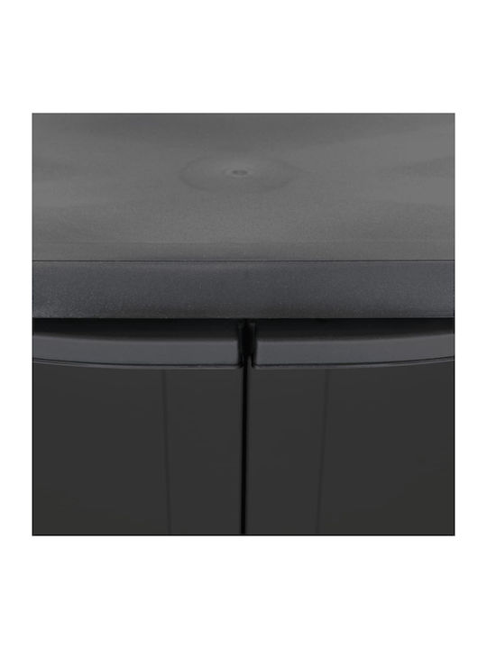 Double-leaf Polypropylene Outdoor Storage Cabinet 65x37x85 cm