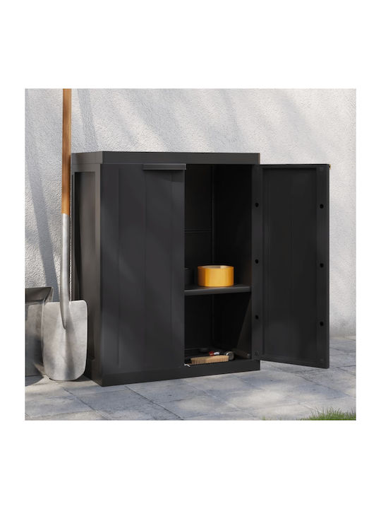 Double-leaf Polypropylene Outdoor Storage Cabinet 65x37x85 cm