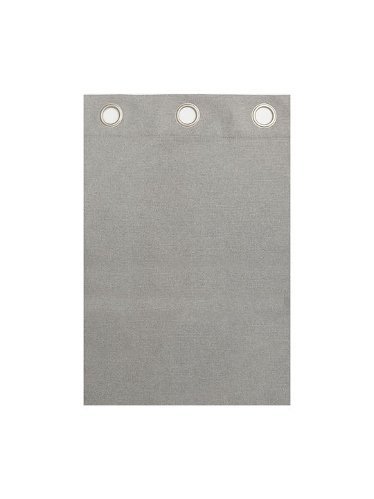 Viokarpet Verdunkelungsvorhang mit Grommets Grau 140x265cm
