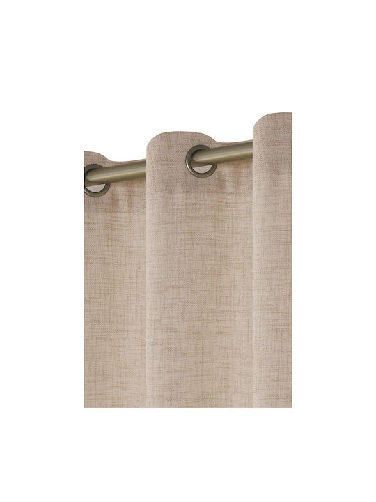 Viokarpet Пердета с Копчета Бежови 140x285см