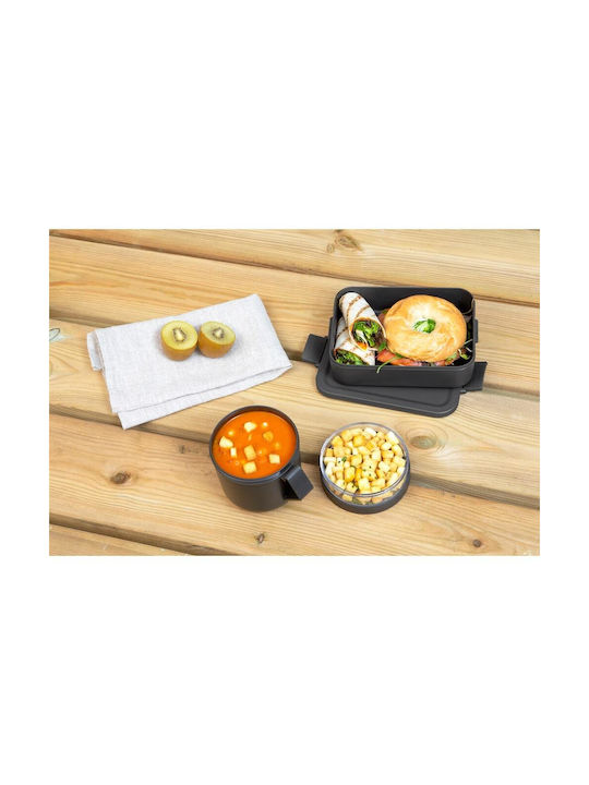 Brabantia Plastic Lunch Box Gray 20x13.5cm 2pcs