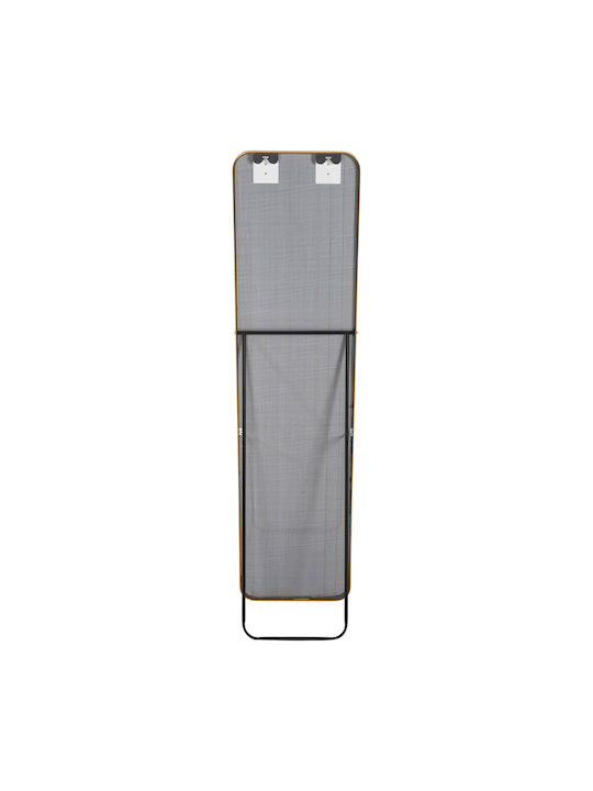 HomeMarkt Boely Boden- oder Standspiegel mit Gold Aluminium Rahmen 160x39cm