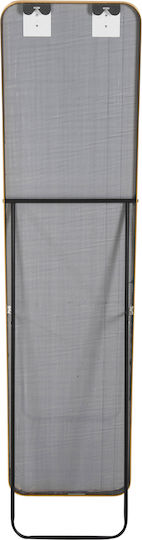 HomeMarkt Boely Boden- oder Standspiegel mit Gold Aluminium Rahmen 160x39cm
