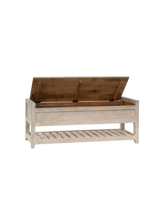 Rectangular Coffee Table White L117xW36xH46cm