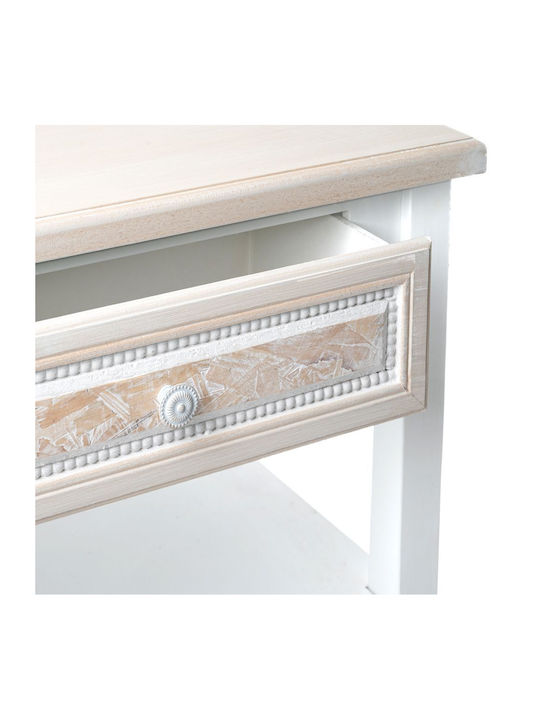 Rectangular Coffee Table White L110xW50.5xH48.5cm