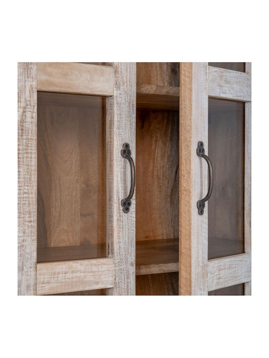 Doppelbibliothek Glas 105x45x200cm