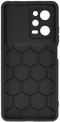 Powertech Camera Protected Back Cover Σιλικόνης Ανθεκτικό Μαύρο (Redmi Note 12 Pro 5G)