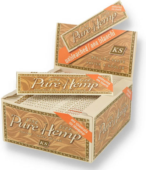 Pure Hemp Χαρτάκια Στριφτού Τσιγάρου King Size 33 φύλλα 1τμχ