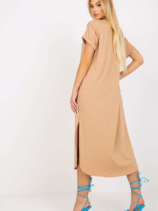 Och Bella Mini Kleid Beige