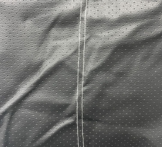Front Car Covers 4pcs Leatherette Black