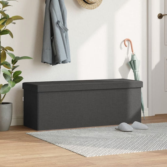 vidaXL Μπαούλο Ξύλινο 110x38x38εκ. Γκρι