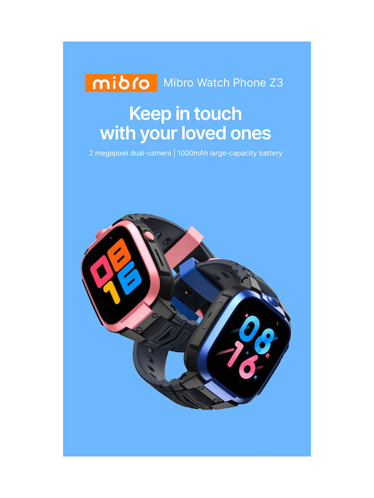 Xiaomi Mibro Z3 Waterproof Kids Smartwatch with Dual-Camera