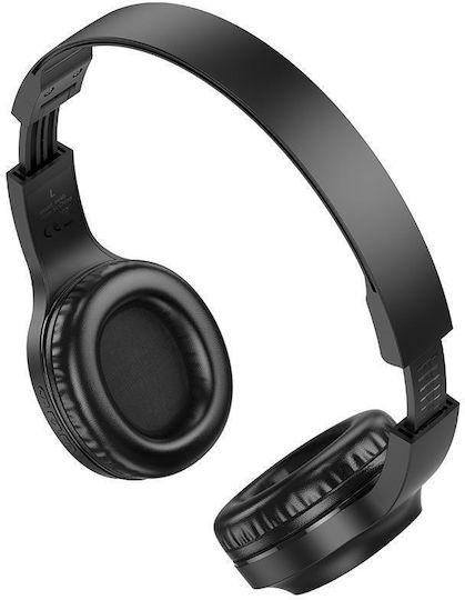 Hoco Charm W46 Wireless Bluetooth Over Ear Headphones with 20 Hours Playing Time Black