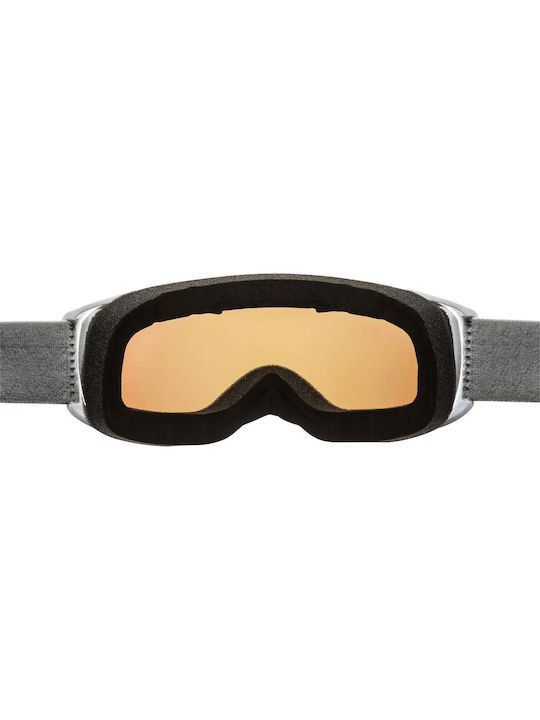 Alpina Ski & Snowboard Goggles Kids Black with Lens in Black Color