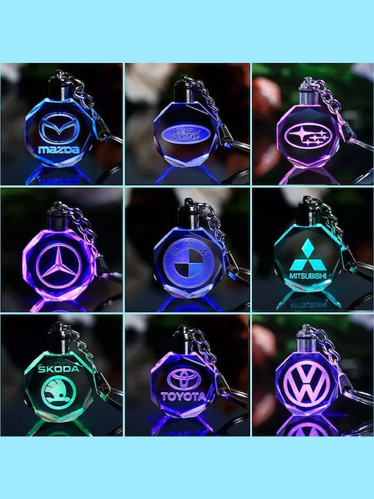 Schlüsselanhänger Glas mit LED Hyundai