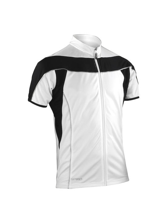 Result Tricou De Ciclism Pentru Bărbați Cu Mâneci Scurte Albă Result Tricou De Ciclism Pentru Bărbați Cu Mâneci Scurte Albă