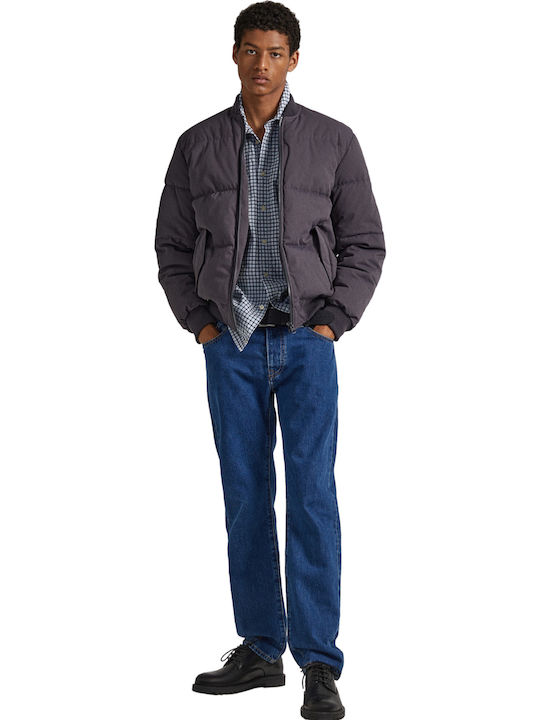 E1 Drop 4b Brun Winter Jacket Black (990/WASHED BLACK)