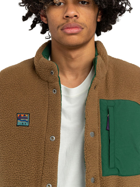 Ärmellos Winter Jacke Dark Green