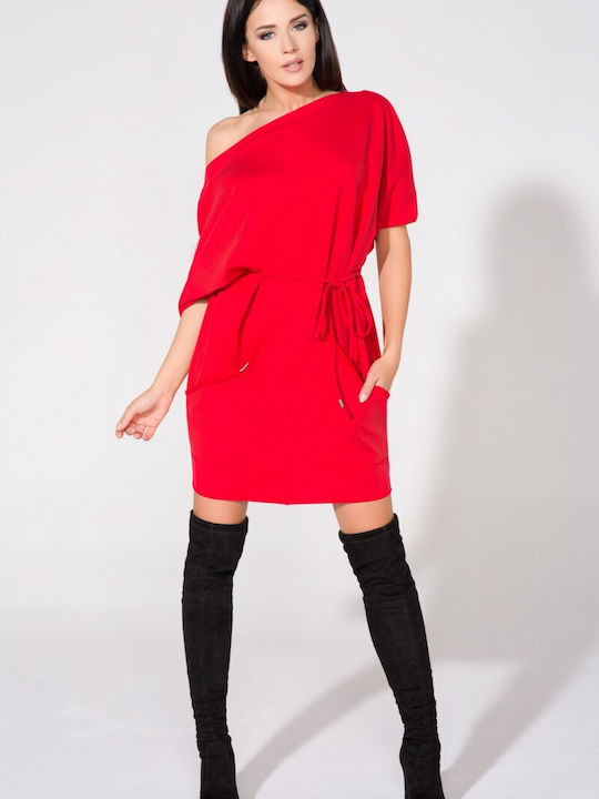 Tessita Mini Kleid Rot