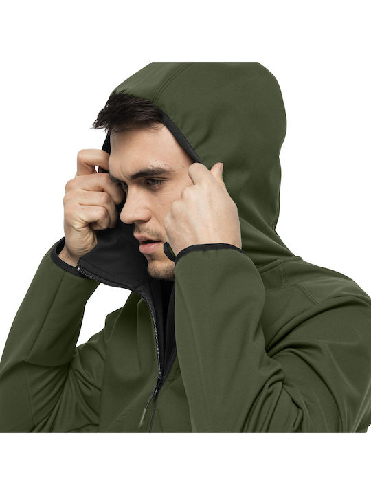 Bornberg Χειμωνιάτικο Μπουφάν Softshell Αδιάβροχο και Αντιανεμικό greenwood