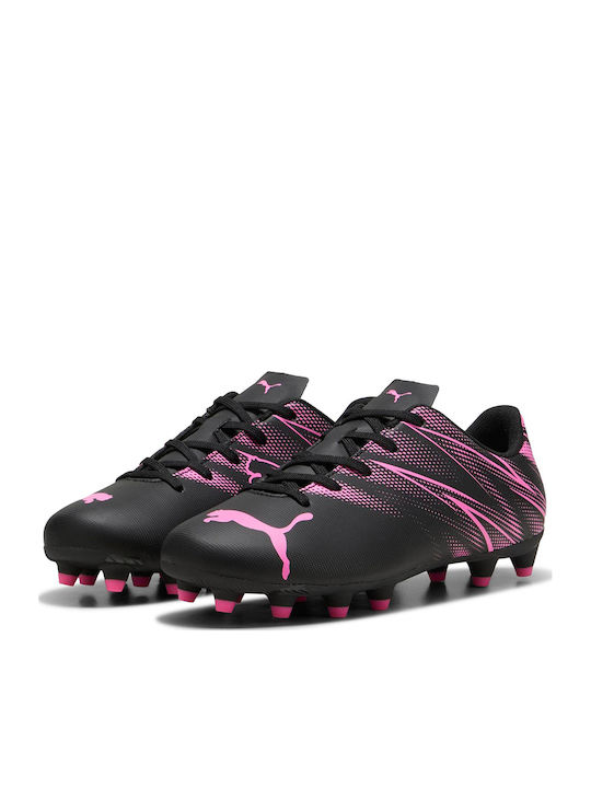 PUMA Attacanto Fg Ag FG/AG Ghete De Fotbal Pentru Copii Cu Crampoane Negre