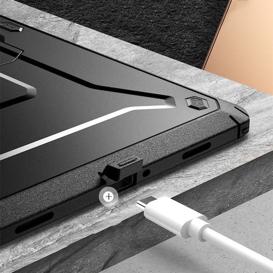Supcase Unicorn Beetle Pro Umschlag Rückseite Schwarz Für Galaxy Tab A9+ Plus 11.0 X210 / X215 / X216